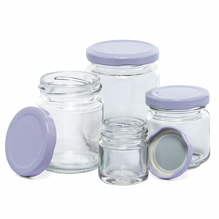 Round Honey Glass Jar