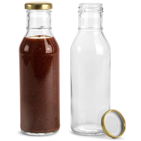 12 oz. Ring Neck Sauce Bottle | 12 Pack
